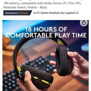 Wireless gaming headset